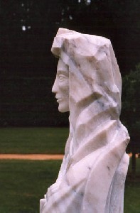 Notre Dame, Ceuppens-Uytersprot garden Hasselt Be - 1998, mramor, 172cm