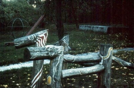 Children´s play ground - 1988, acacia, lenght 650cm