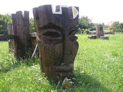 Children´s play ground - 2004, oak, lenght 750cm