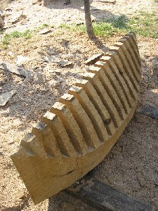Sympozium Velký dvůr 2005 - Hřeben, 2005, dub, 280cm