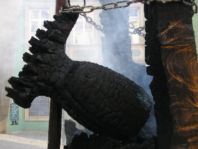 Exekution am Krautmarkt Brno 2004  - Zur Ehre den Verbrandten