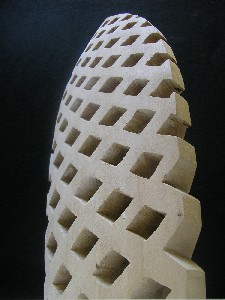 Model  Mitra - návrh pro realizaci v kameni,v: 270cm