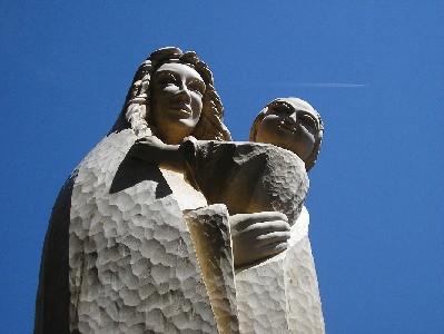 Virgin Mary Milokošť - lime, 142cm, 2005