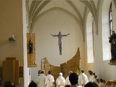 St. Aegidius church Brno - celebration