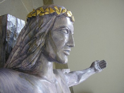 St. Aegidius church Brno - Resurrected - lime, gold,185cm, 2004