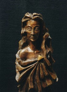 st. Nina  - bronz, 1995, 92cm